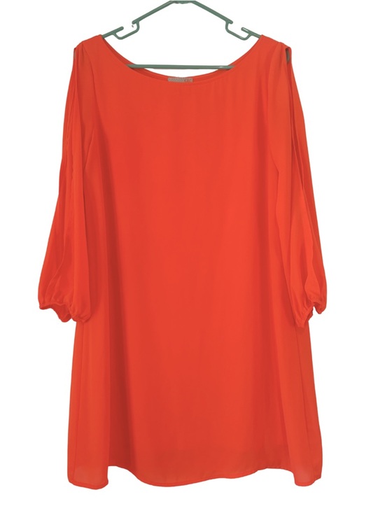 Gianni Bini Dresses & Skirts - Gianni Bini Vibrant Orange Long Sleeve Dress